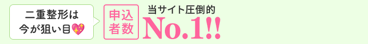 申込者数当サイト圧倒的No.1